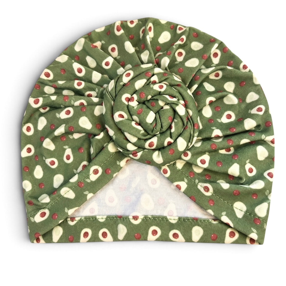 Fruit Print Pre-Tied Baby Turban Cap – 6 Months–3 Years - Fatisha Boutique