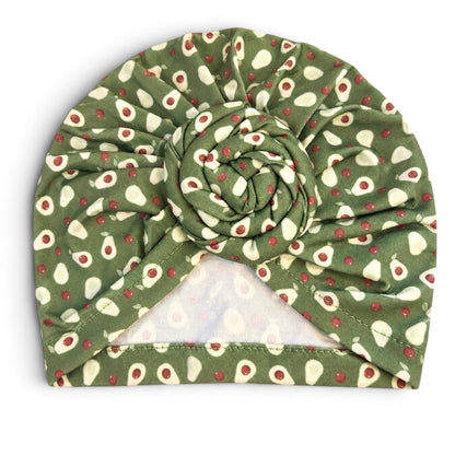 Fruit Print Pre-Tied Baby Turban Cap – 6 Months–3 Years - Fatisha Boutique
