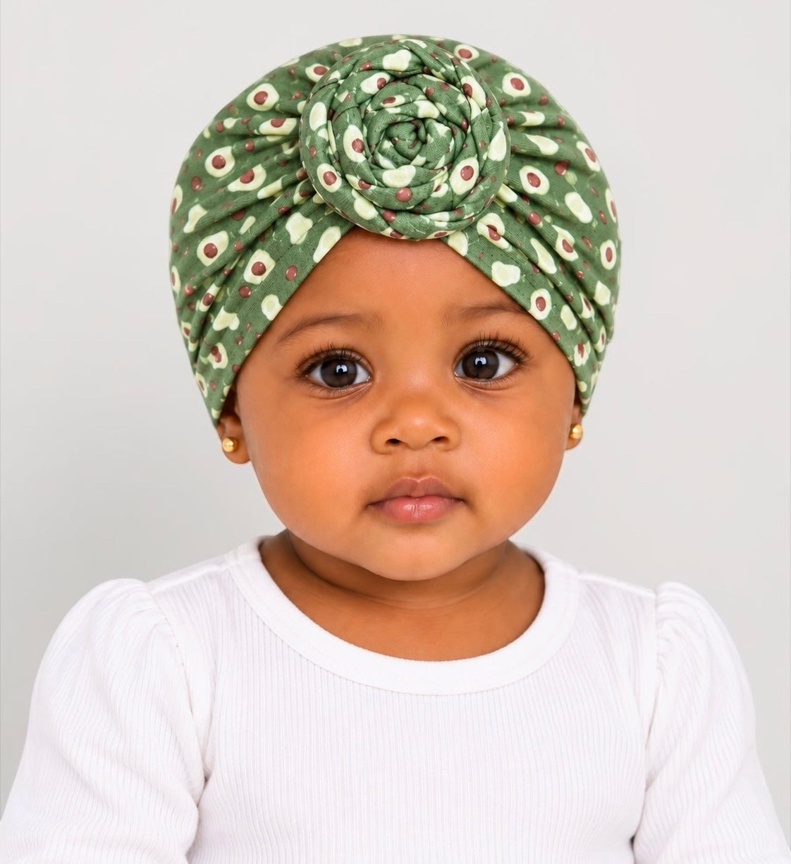 Fruit Print Pre-Tied Baby Turban Cap – 6 Months–3 Years - Fatisha Boutique Fatisha Boutique