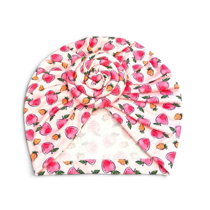Fruit Print Pre-Tied Baby Turban Cap – 6 Months–3 Years - Fatisha Boutique