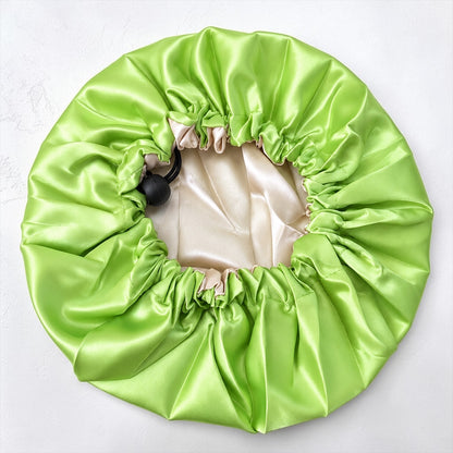 Kids Adjustable Reversible Satin Silk Bonnet – Ages 1–5 Years - Fatisha Boutique
