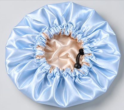 Kids Adjustable Reversible Satin Silk Bonnet – Ages 1–5 Years - Fatisha Boutique
