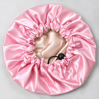 Kids Adjustable Reversible Satin Silk Bonnet – Ages 1–5 Years - Fatisha Boutique