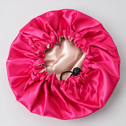 Kids Adjustable Reversible Satin Silk Bonnet – Ages 1–5 Years - Fatisha Boutique