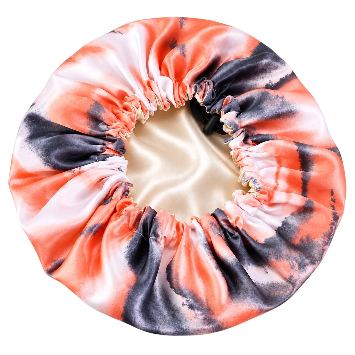 Kids Adjustable Tie-Dye Satin Silk Bonnet – Double Layer, Ages 1–5 - Fatisha Boutique Fatisha Boutique