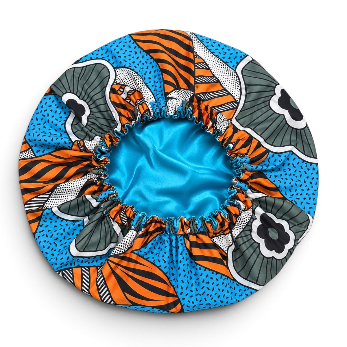 Kids Reversible Ankara Print Satin Bonnet – Ages 1–5 Years - Fatisha Boutique Fatisha Boutique