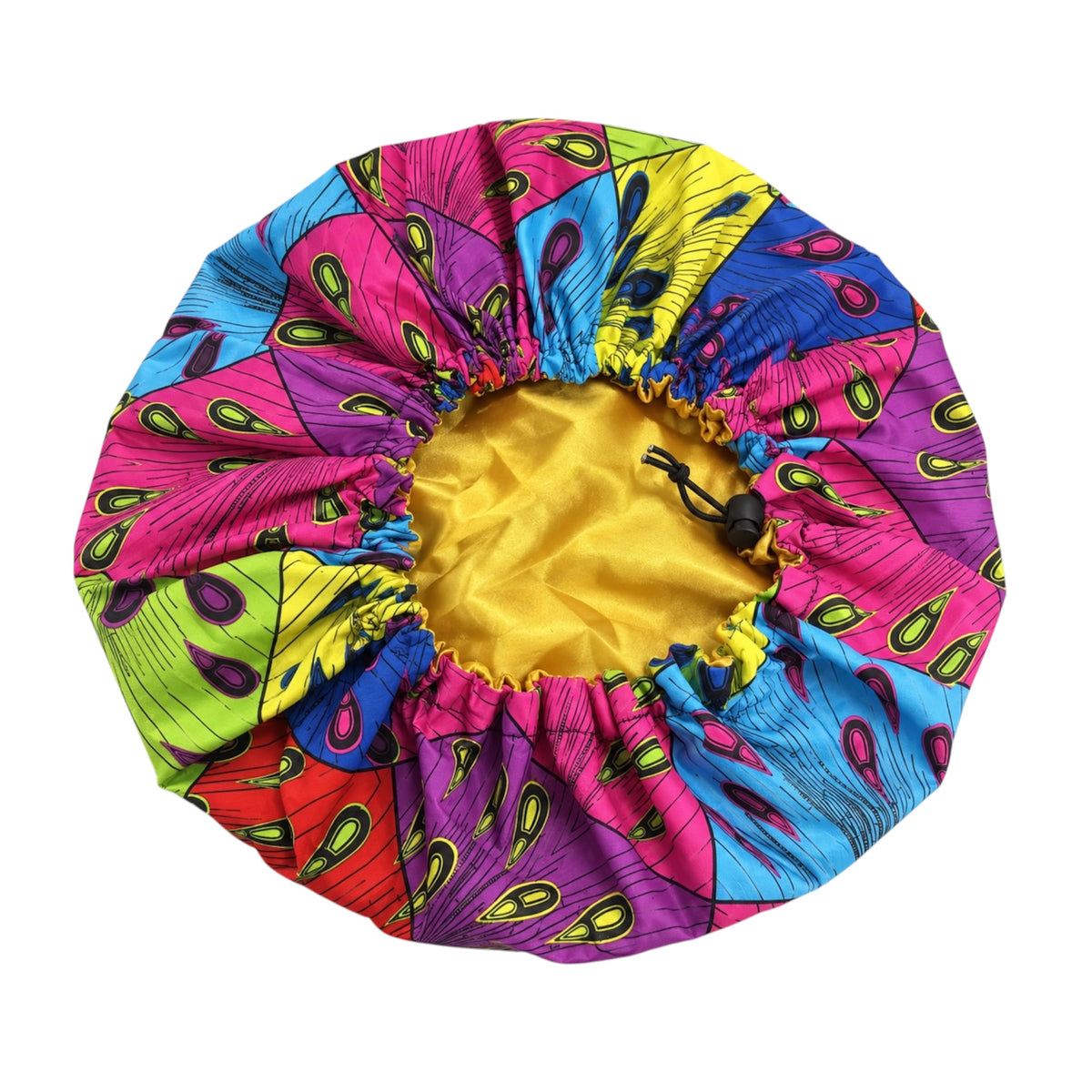 Kids Adjustable Ankara Print Satin- Silk Lined Bonnet – Ages 1–5 Fatisha Boutique