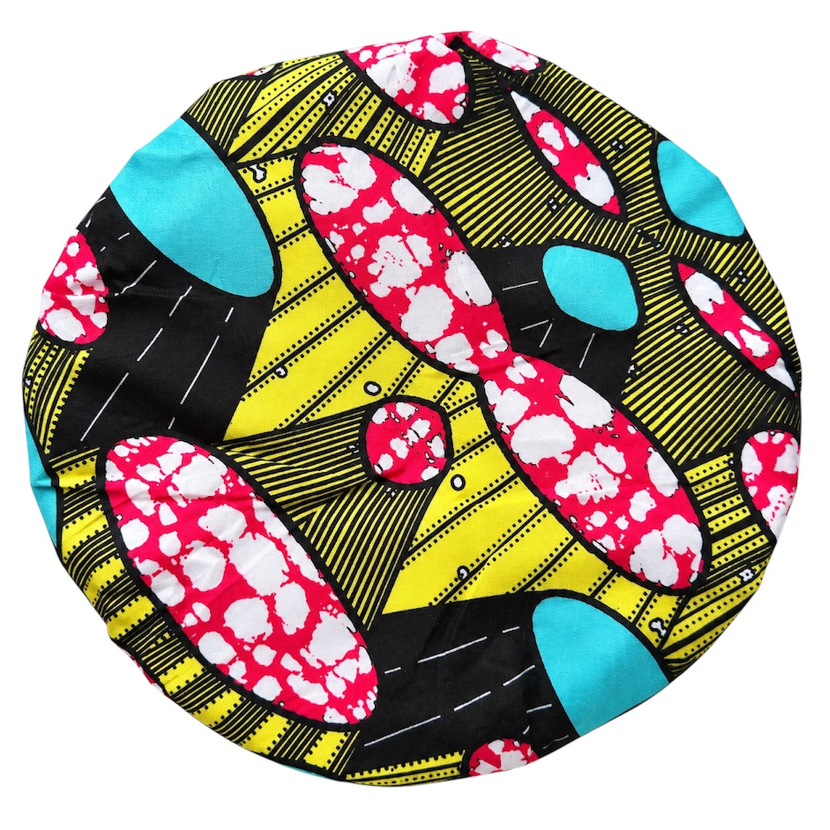 Kids Adjustable Ankara Print Satin- Silk Lined Bonnet – Ages 1–5 Fatisha Boutique