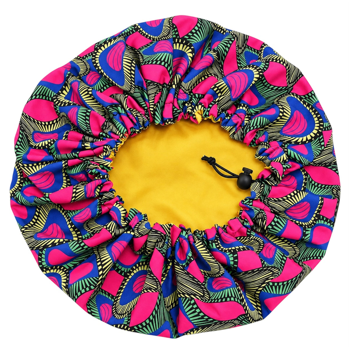 Kids Adjustable Ankara Print Satin- Silk Lined Bonnet – Ages 1–5 Fatisha Boutique