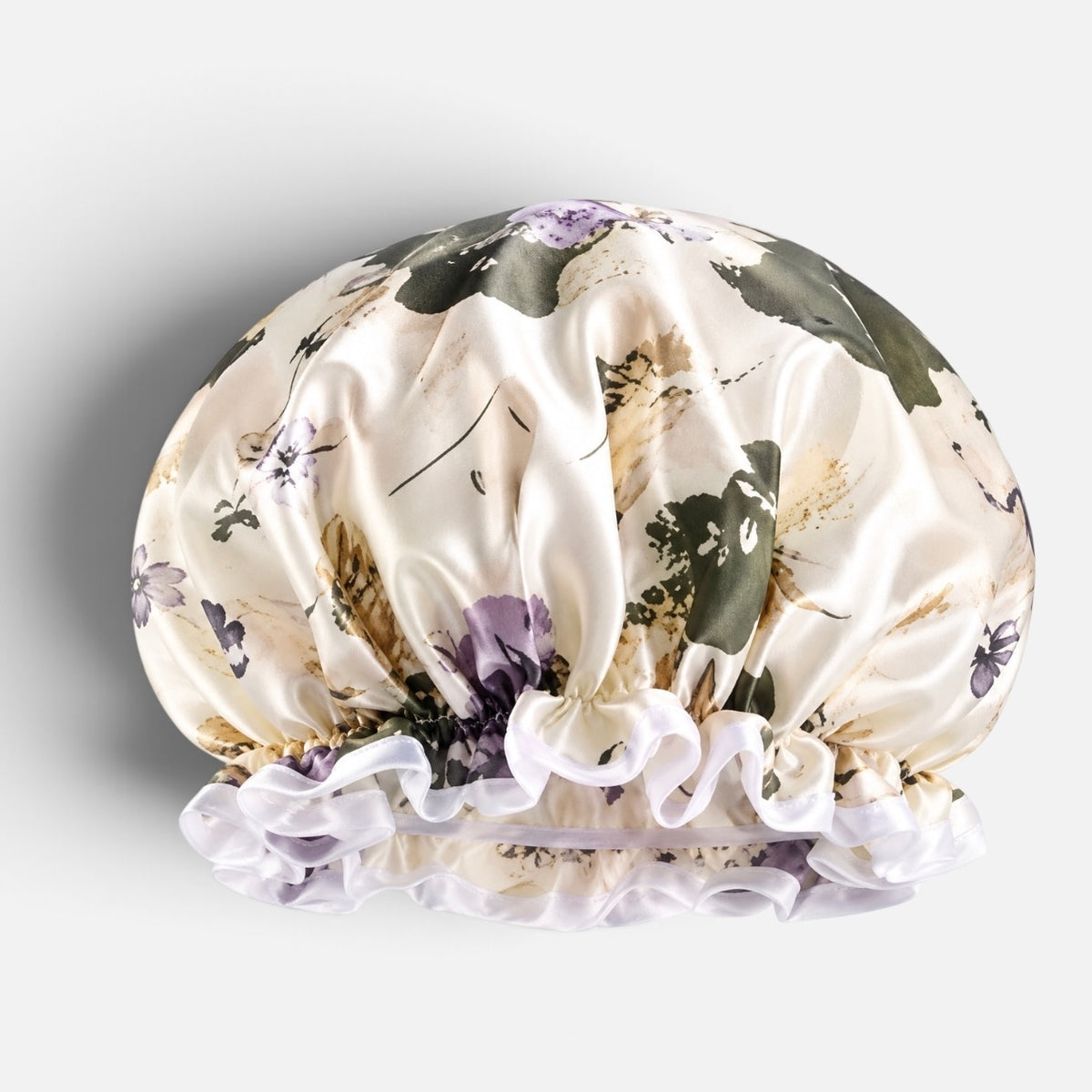 Kids Satin Silk Shower Cap – Waterproof Bonnet with Ruffled Edges (Ages 1–6) - Fatisha Boutique Fatisha Boutique