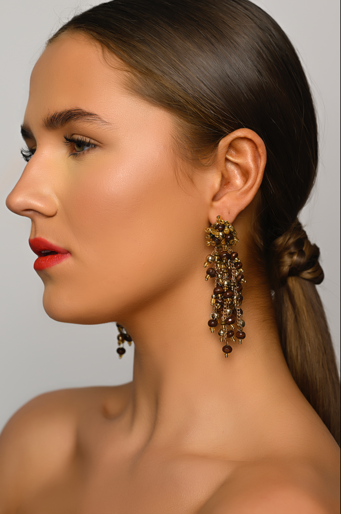 Bohemian Beaded Tassel Earrings
