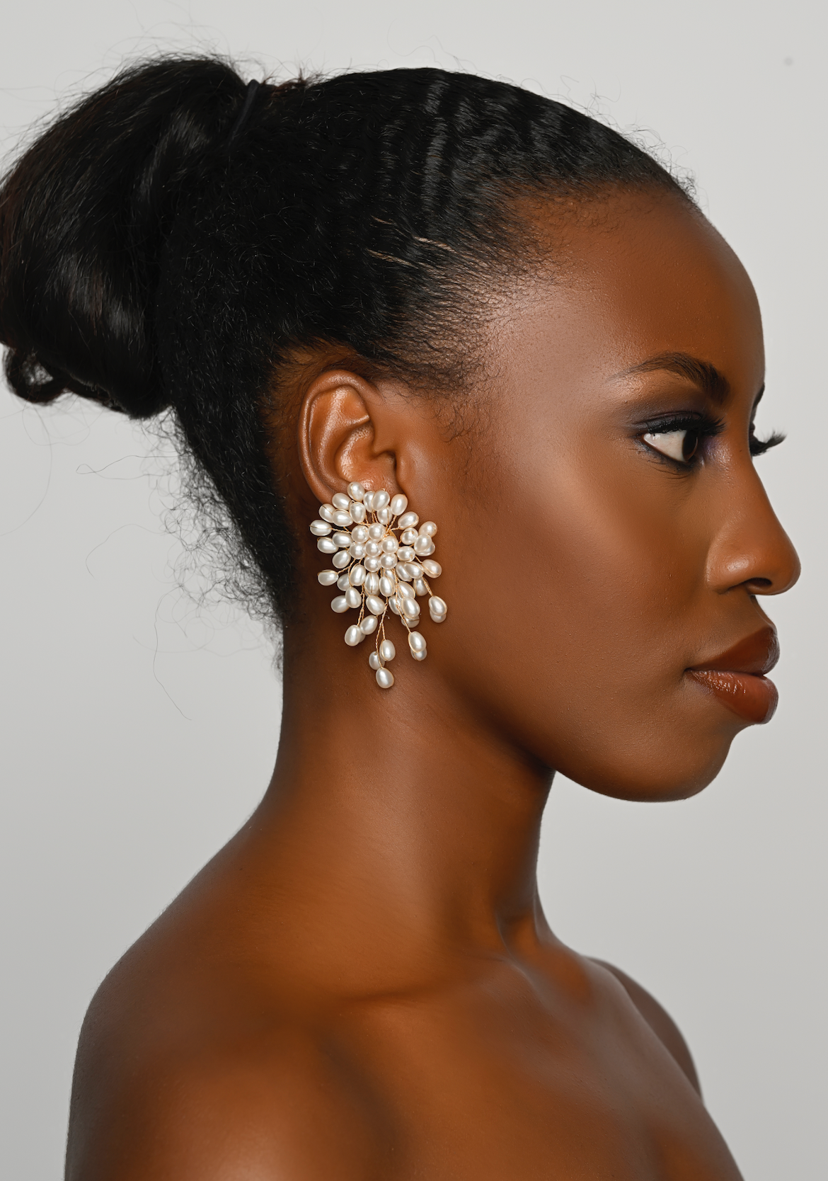 Elegant Faux Pearl Stud Earrings