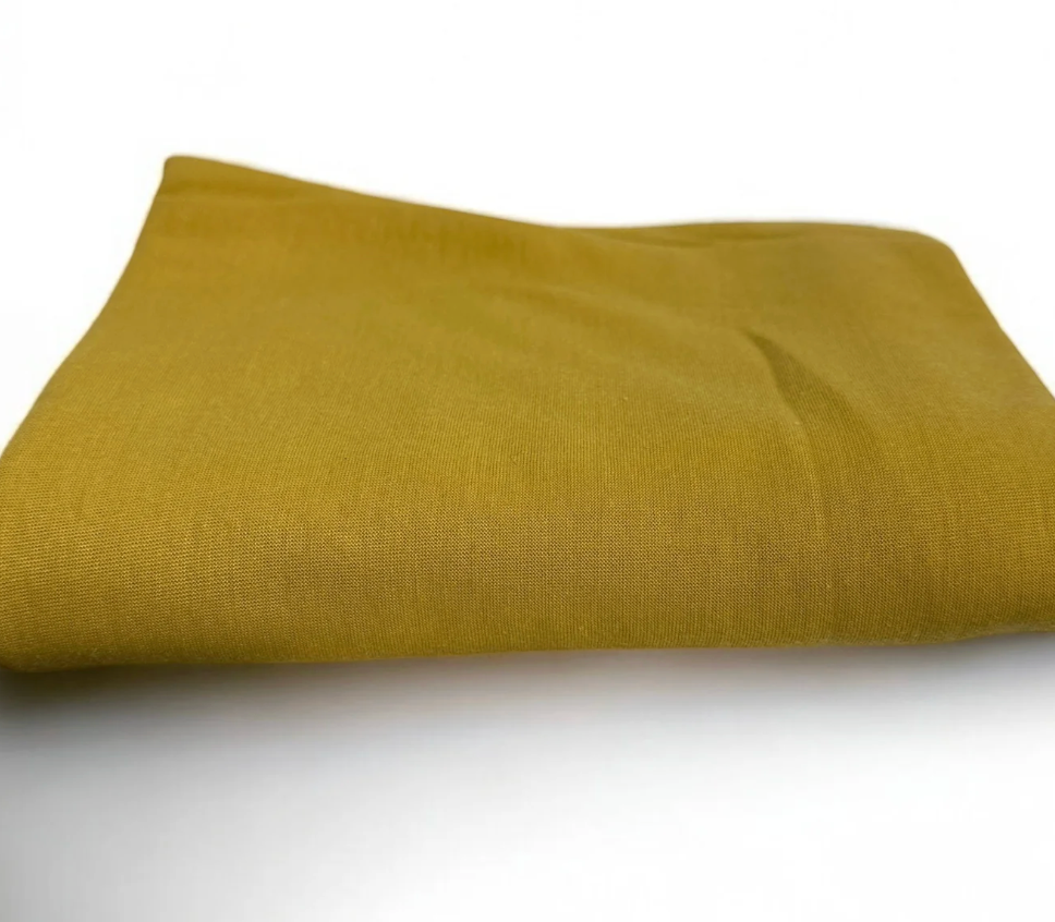 Mustard Long Stretch Jersey Headwrap – Soft Elastic Turban Head Wrap Scarf for Protective Styling & Fashion Looks - Fatisha Boutique # Fatisha Boutique
