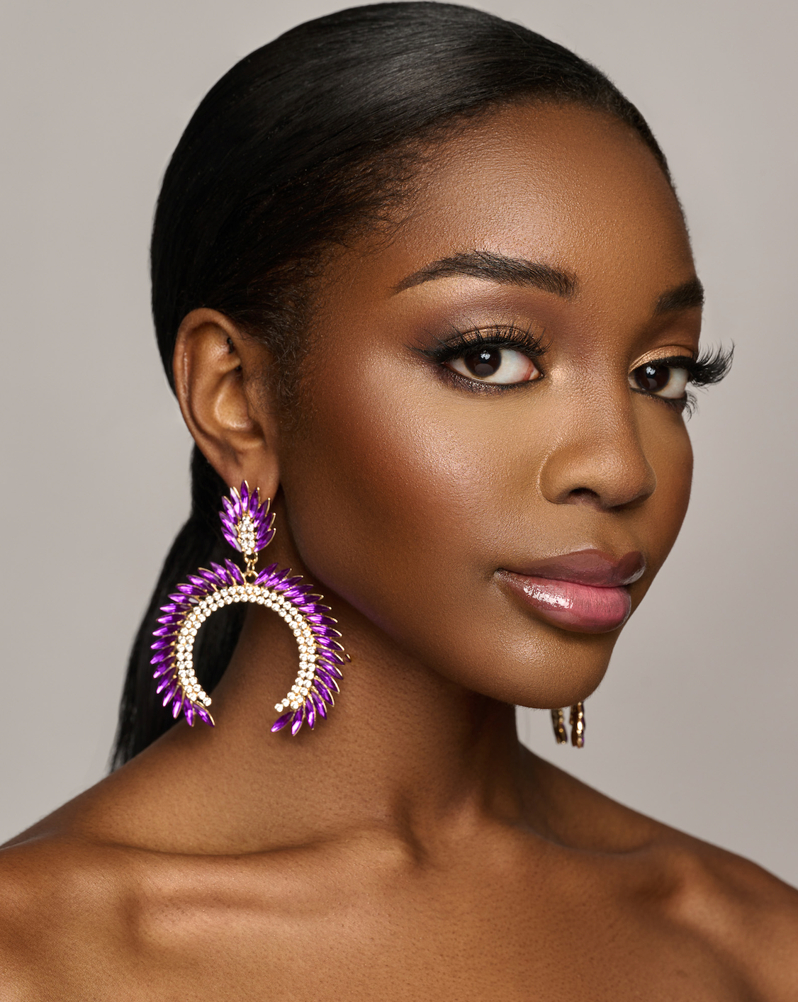 Glam Statement Diamante Rhinestone Earrings - Elegant Bold Dangle Jewellery
