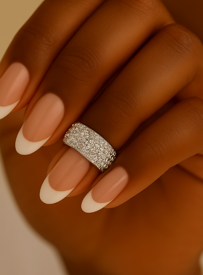 Elegant & Glamorous Sparkling Rhinestone Statement Rings - Fatisha Boutique #