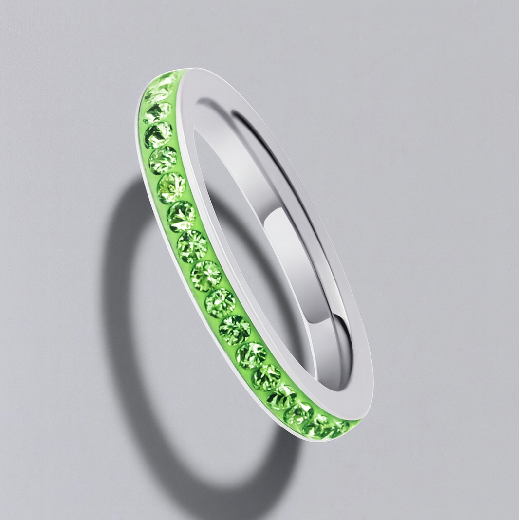 Sparkling Colourful Rhinestone Fashion Rings - Fatisha Boutique #