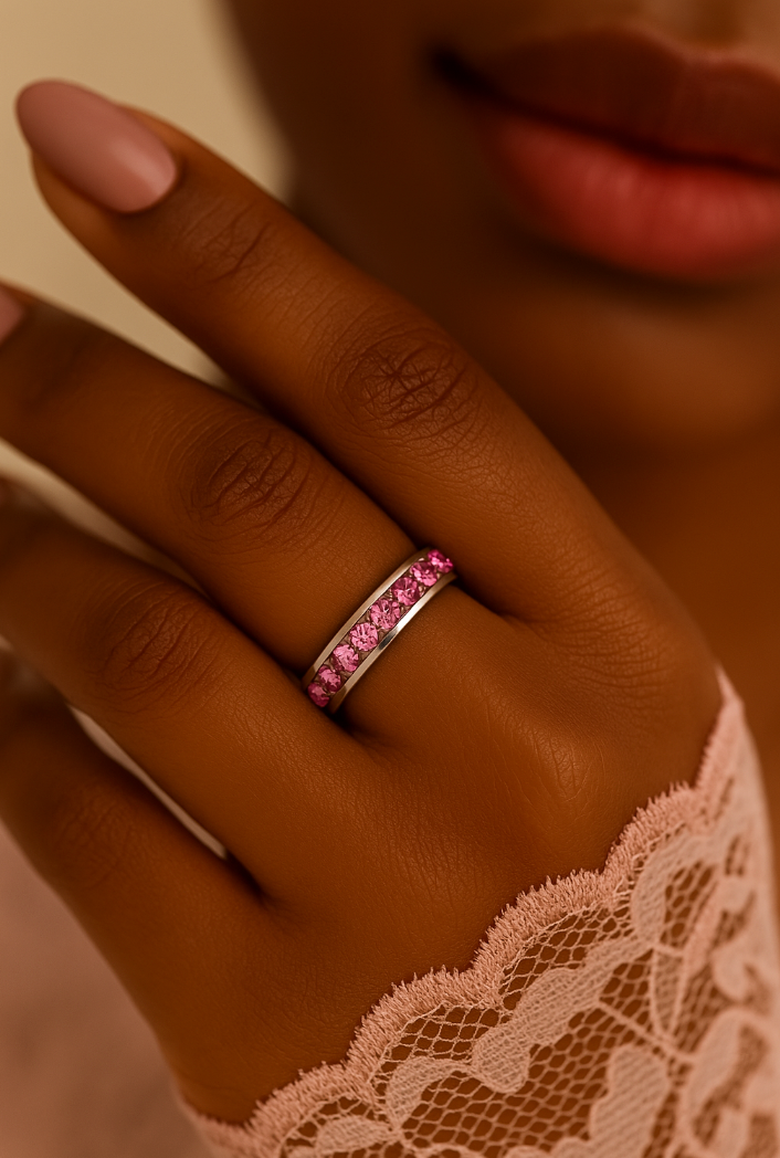 Sparkling Colourful Rhinestone Fashion Rings - Fatisha Boutique #