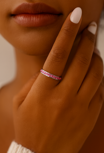 Sparkling Colourful Rhinestone Fashion Rings - Fatisha Boutique #