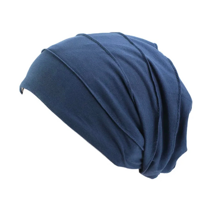 Satin Lined Pre-Tied Turban Beanie for Women – Soft Sleep & Chemo Cap - Fatisha Boutique #