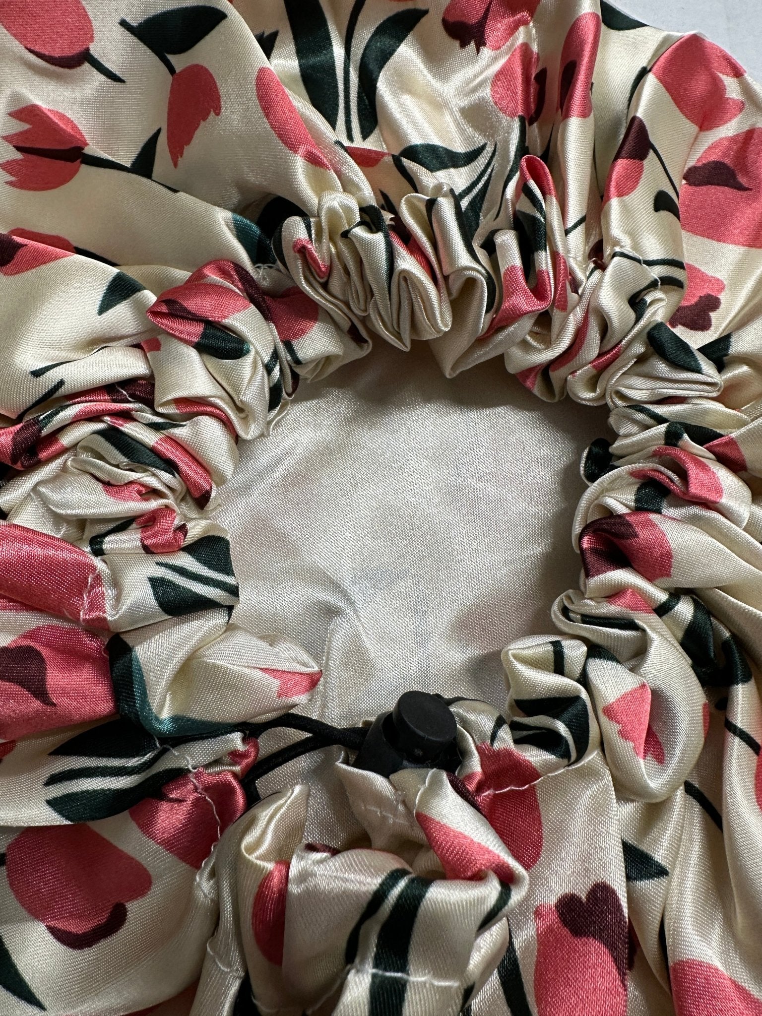 Adjustable Double - Layered Reversible Satin Silk Bonnet Cap – Premium Hair Protection Sleep Cap - Fatisha Boutique