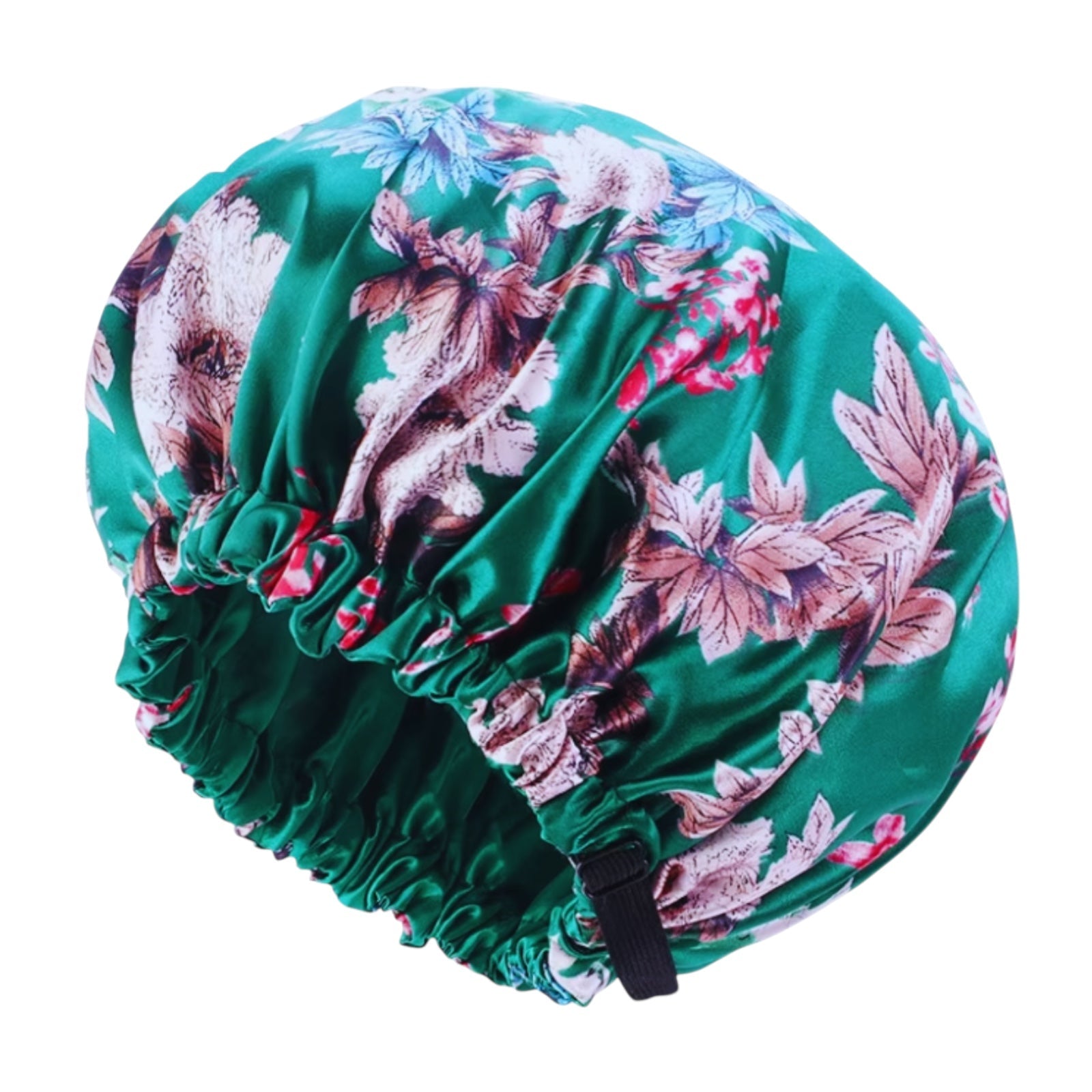 Adjustable Reversible Satin Silk Bonnet Cap – Double Layered Printed Sleep Cap for Hair Protection - Fatisha Boutique