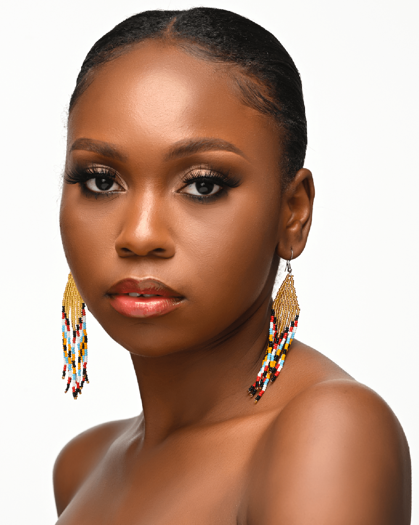 Authentic African Maasai Zulu Style Tribal Ethnic Dangle Earrings - Fatisha Boutique