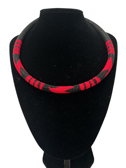 Authentic African Zulu Style Designed Beaded Ethnic Necklaces - Fatisha Boutique