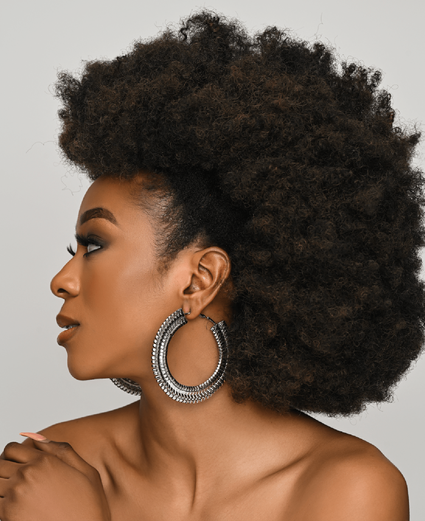 Big 8CM Statement Hoop Earrings - Fatisha Boutique