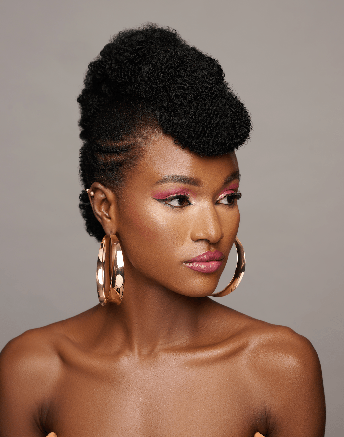 Big Chunky Boho Punk Statement Hoop Earrings - Fatisha Boutique