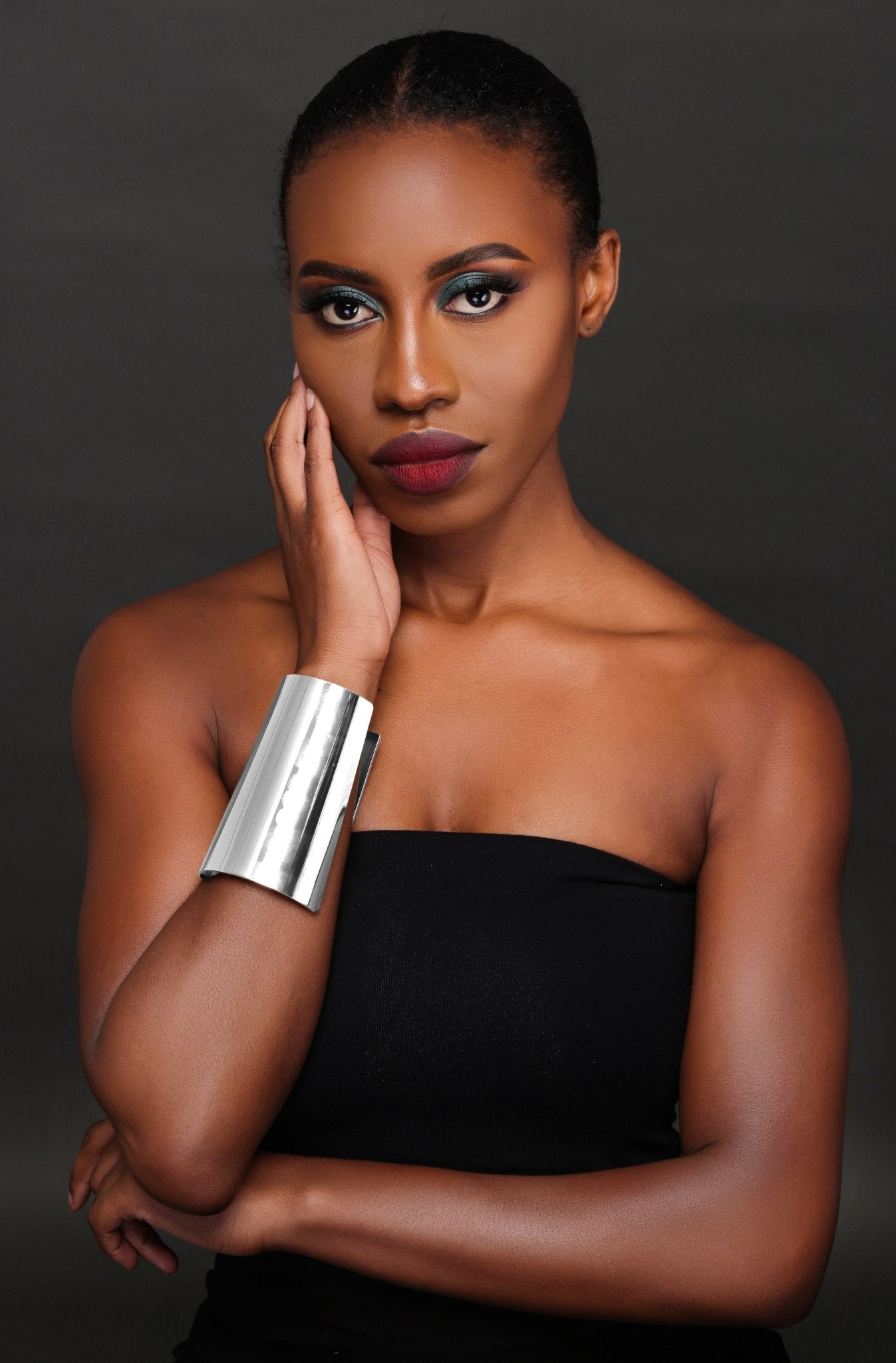 BIG CUFF CLASSIC STATEMENT BRACELET BANGLES - Fatisha Boutique