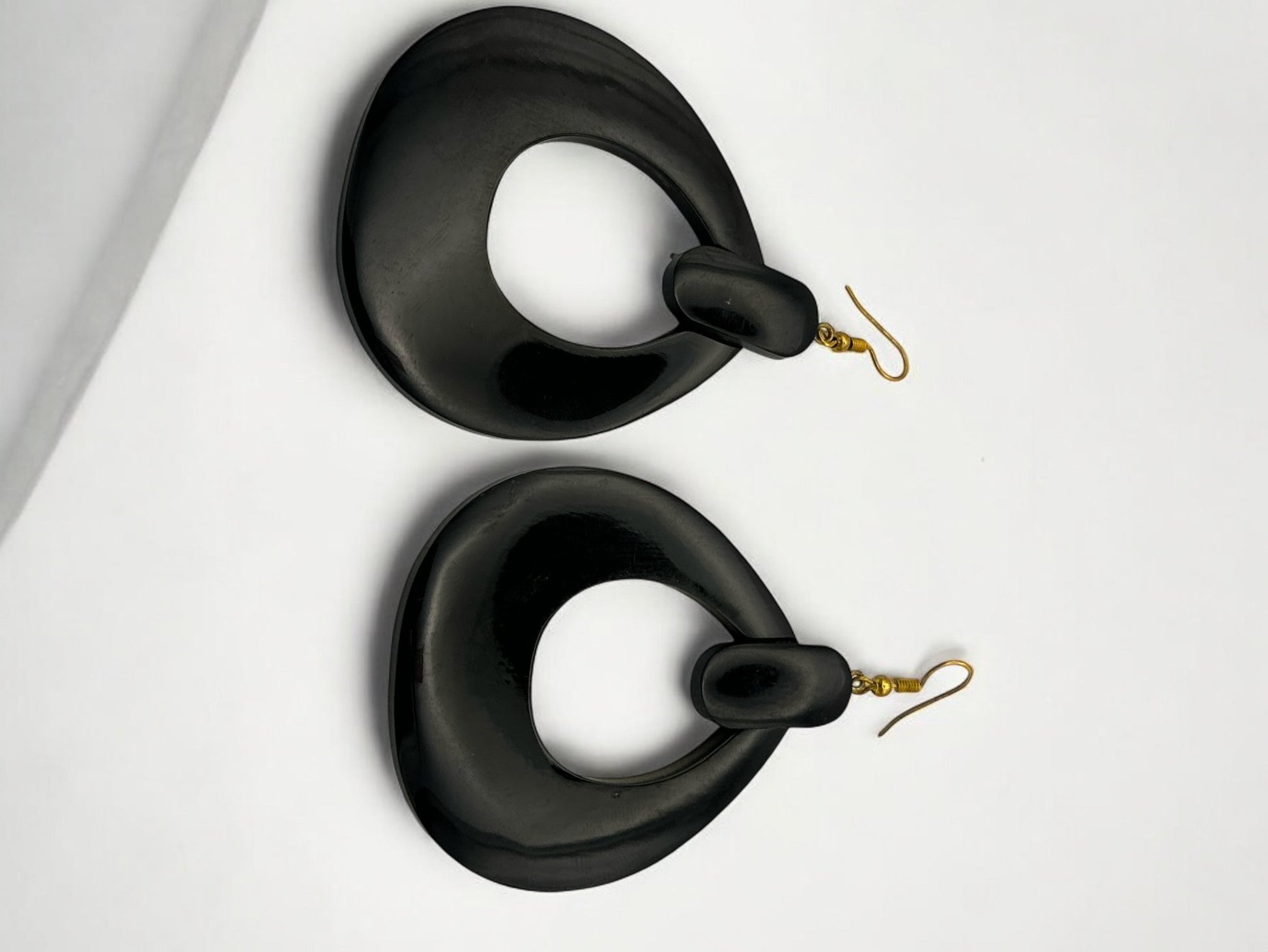 Black Buffalo Earrings | Handmade Jewellery | Boho Western Earrings | Rustic Buffalo Design | Unique Gift Idea - Fatisha Boutique