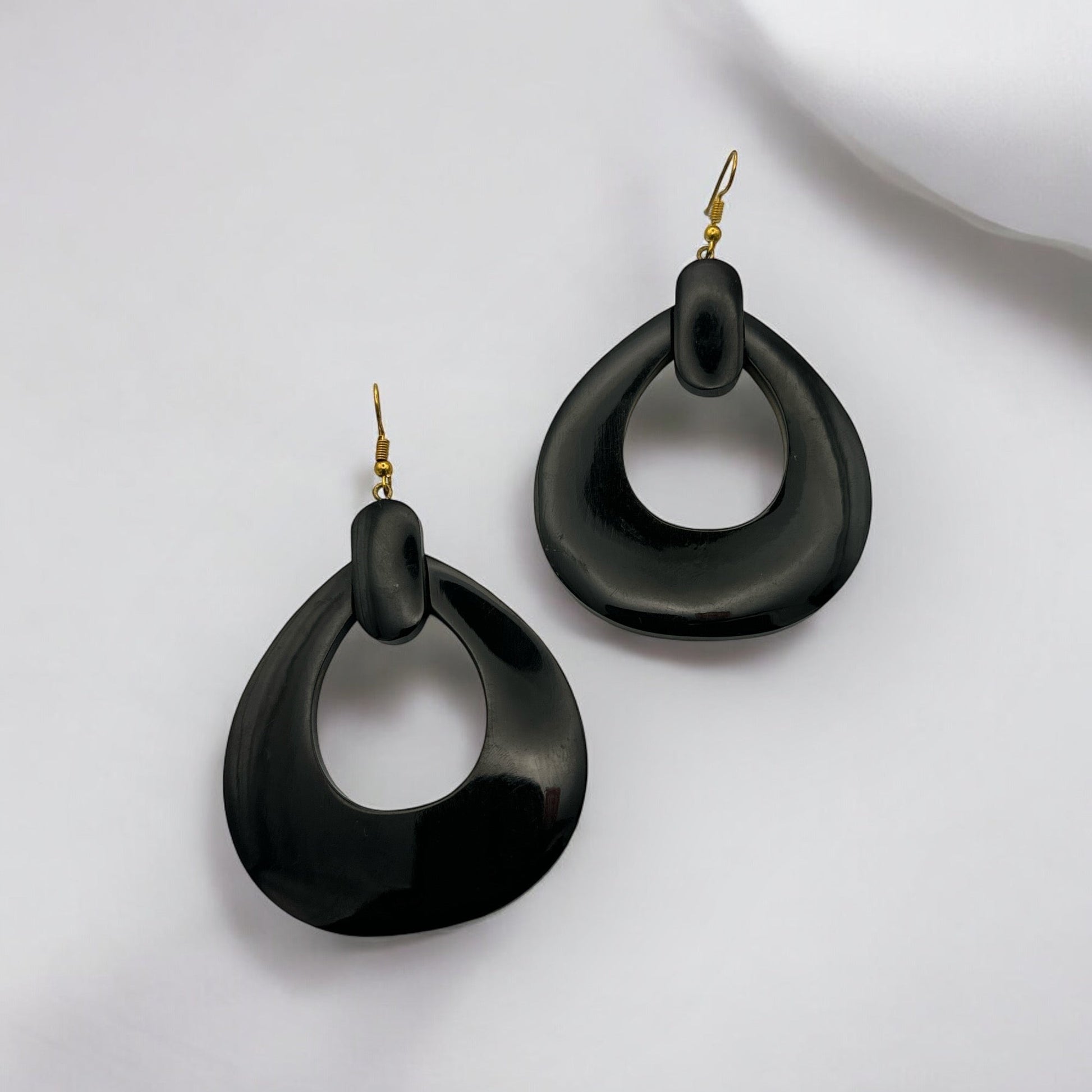 Black Buffalo Earrings | Handmade Jewellery | Boho Western Earrings | Rustic Buffalo Design | Unique Gift Idea - Fatisha Boutique