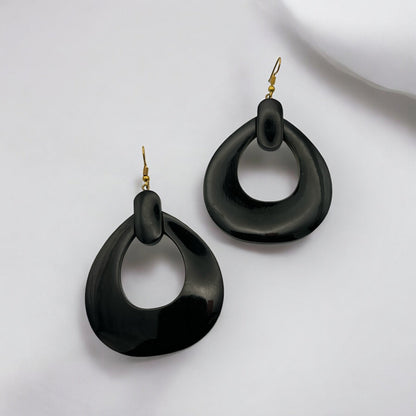 Black Buffalo Earrings | Handmade Jewellery | Boho Western Earrings | Rustic Buffalo Design | Unique Gift Idea - Fatisha Boutique