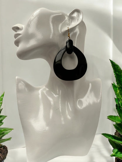Black Buffalo Earrings | Handmade Jewellery | Boho Western Earrings | Rustic Buffalo Design | Unique Gift Idea - Fatisha Boutique