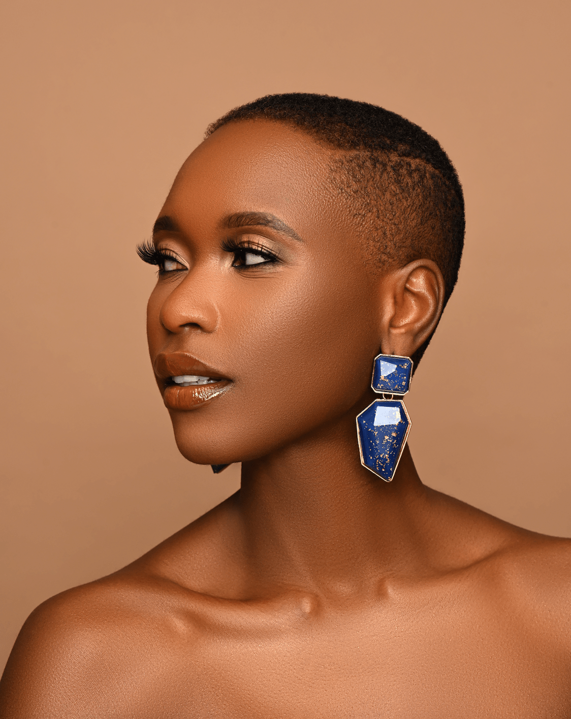 Bohemia Geometric Shaped Acetate Statement Dangle Earrings - Fatisha Boutique
