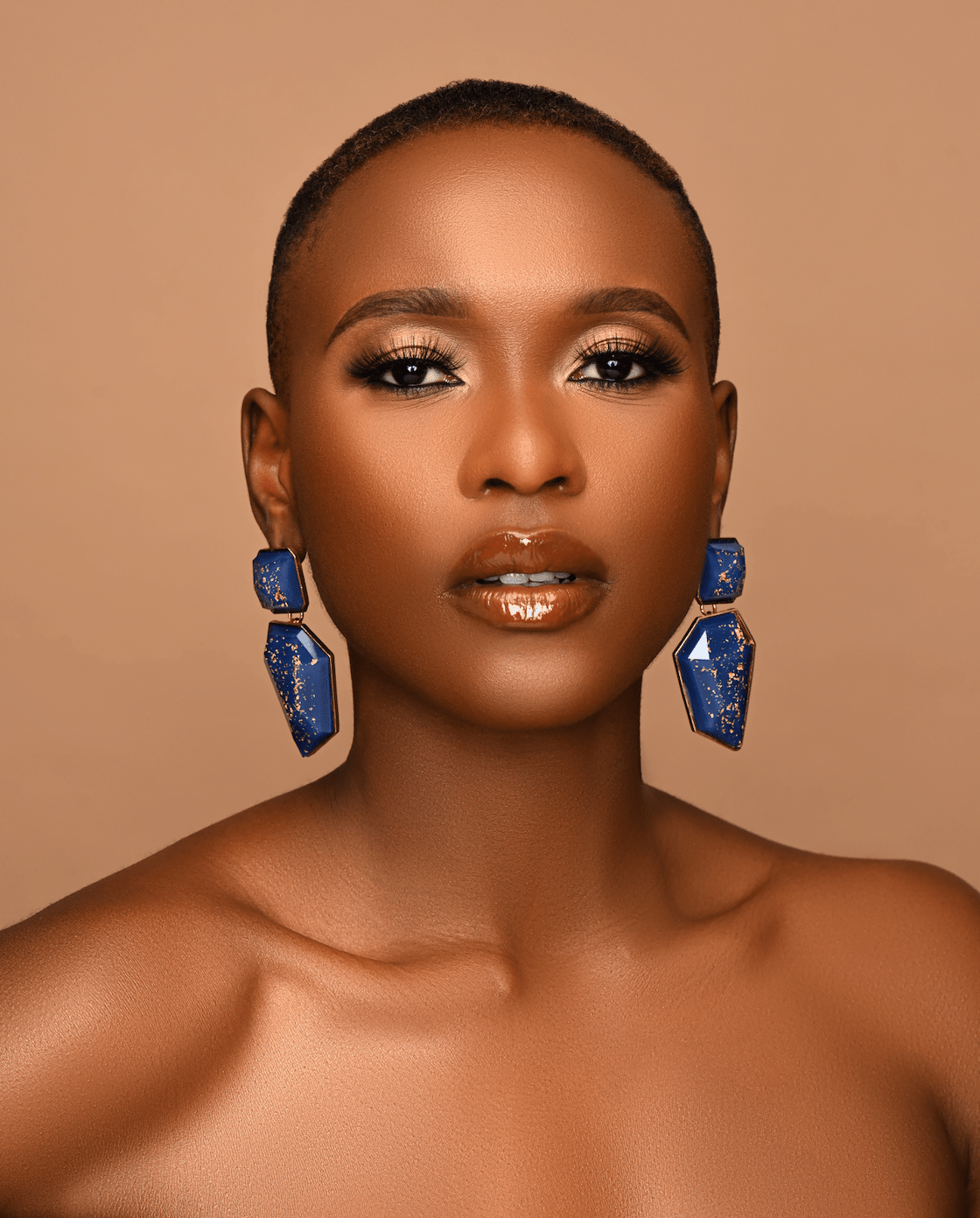 Bohemia Geometric Shaped Acetate Statement Dangle Earrings - Fatisha Boutique