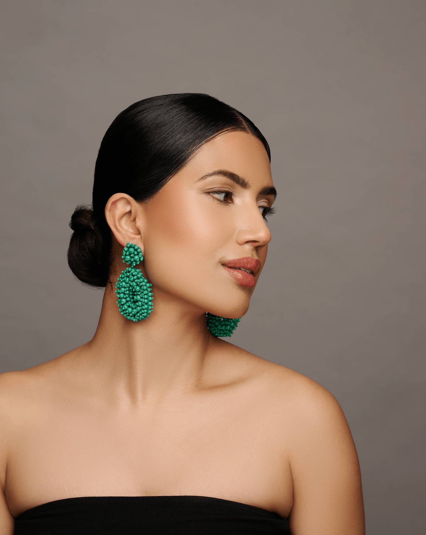 Bohemian Beaded Statement Dangle Stud Earrings - Fatisha Boutique