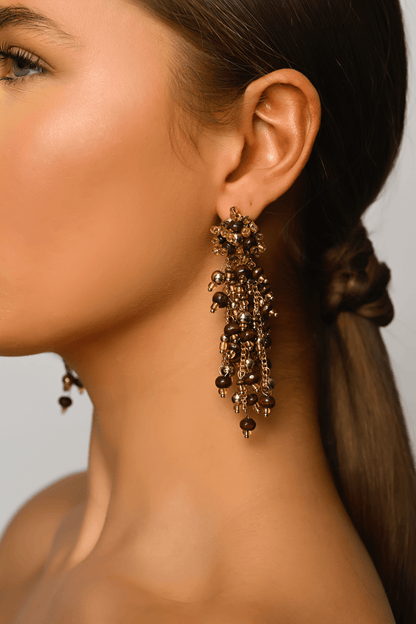 Bohemian Beaded Tassel Earrings - Fatisha Boutique