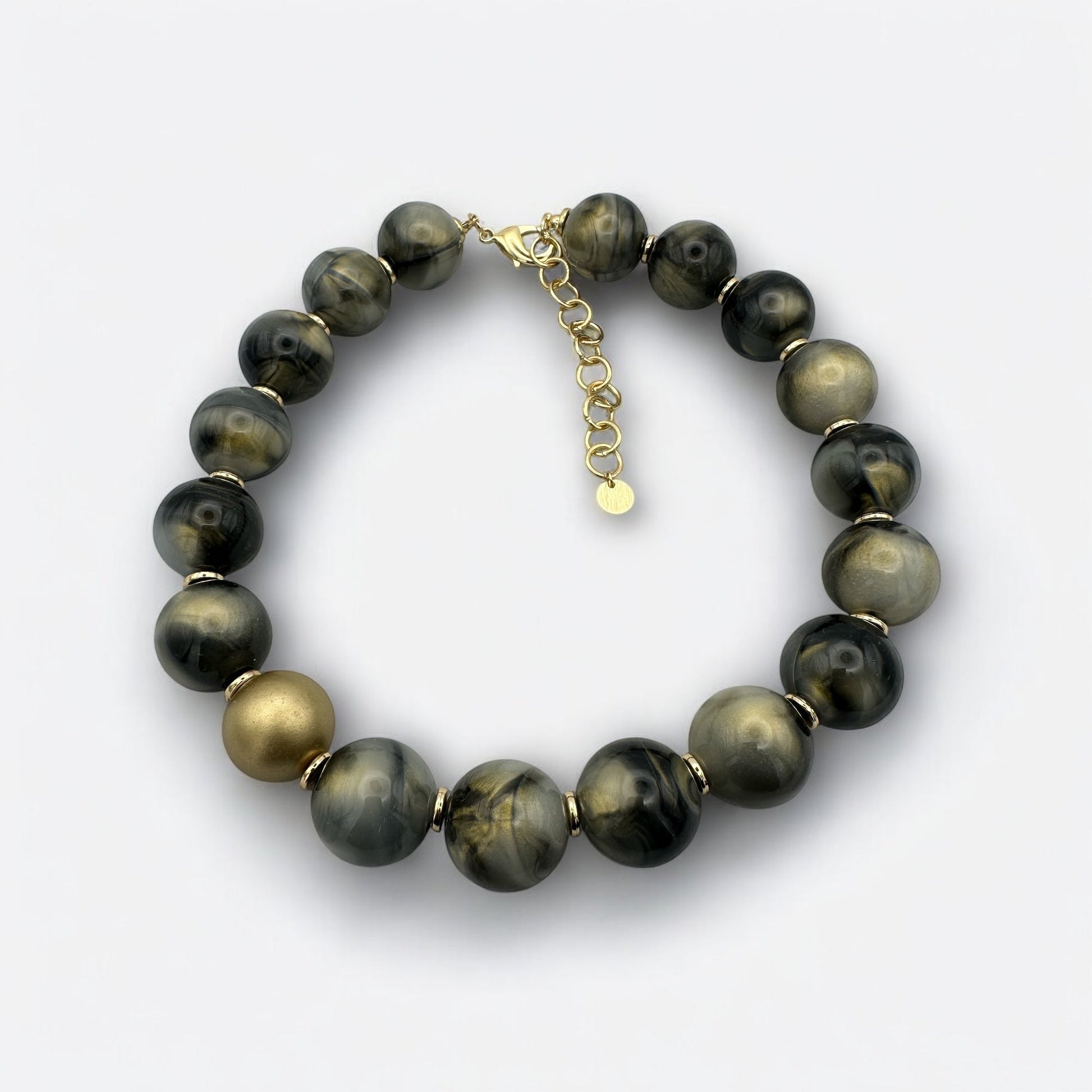 Bohemian Chunky Resin Beaded Statement Necklace Set - Fatisha Boutique