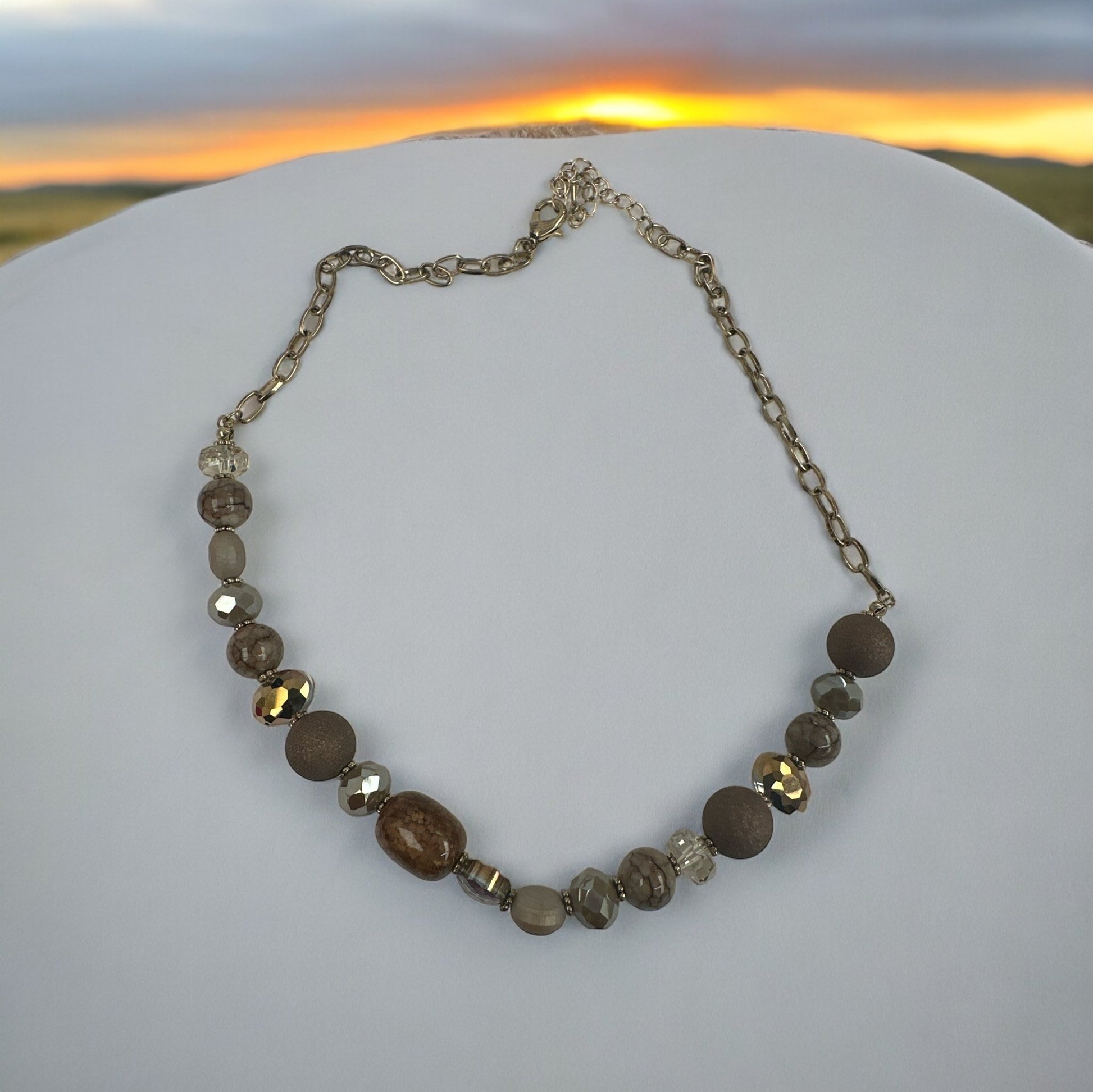 Bohemian Classic Style Glass Beaded Necklace - Fatisha Boutique