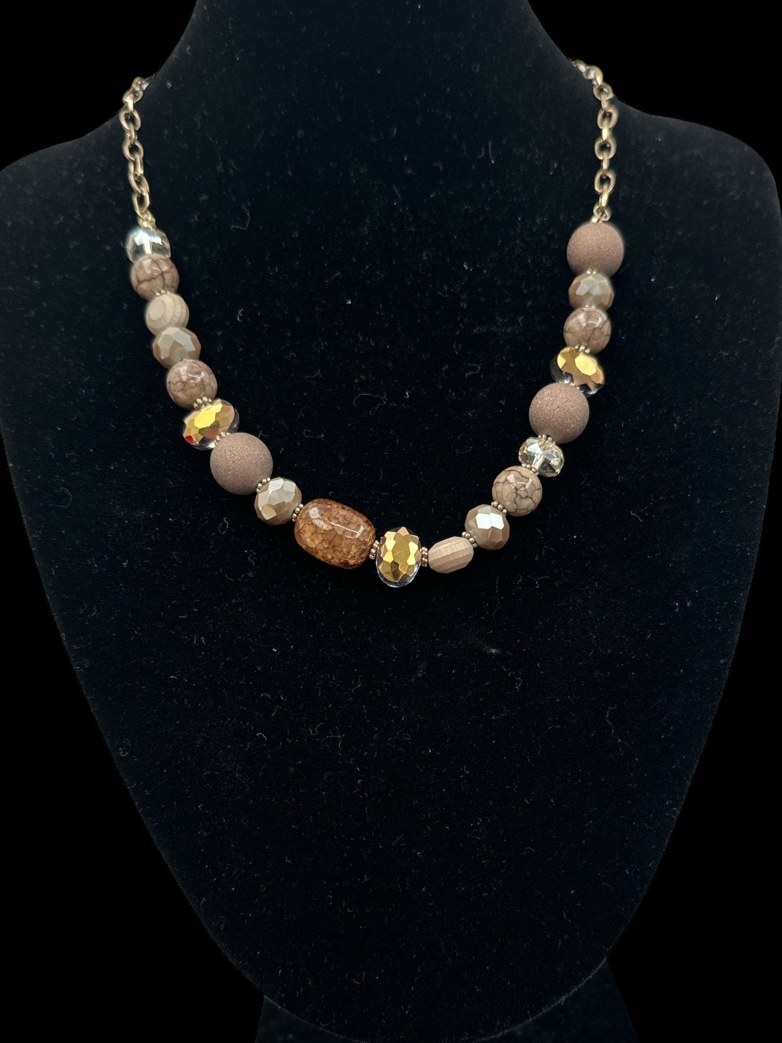 Bohemian Classic Style Glass Beaded Necklace - Fatisha Boutique