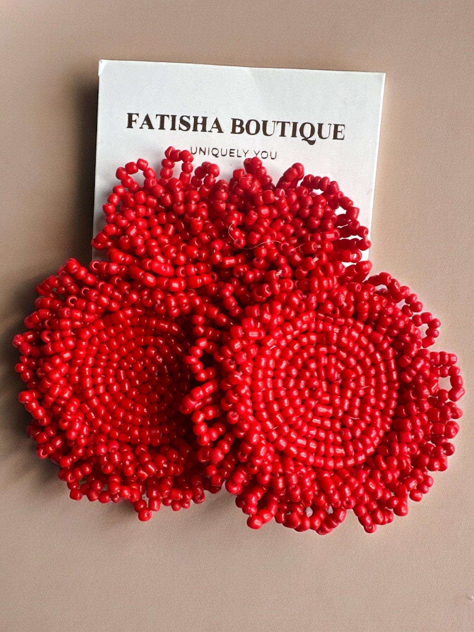Bohemian Colourful Beaded Statement Dangle Stud Earrings - Fatisha Boutique