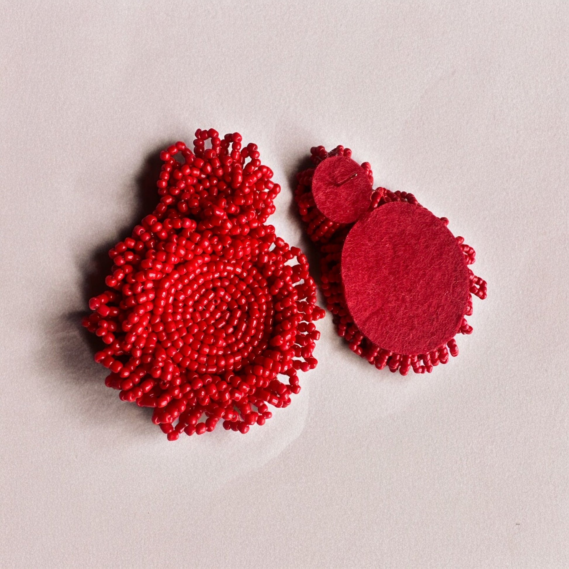 Bohemian Colourful Beaded Statement Dangle Stud Earrings - Fatisha Boutique