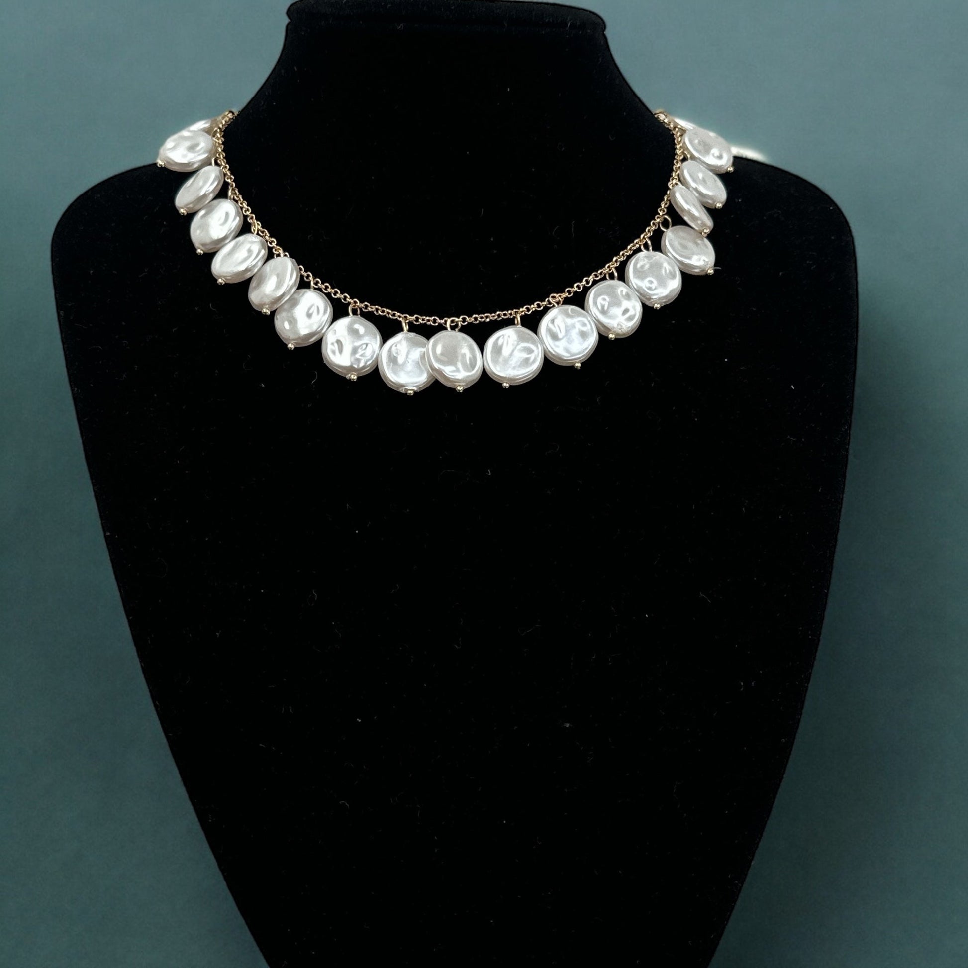 Bohemian Faux Pearl Choker Necklace - Fatisha Boutique