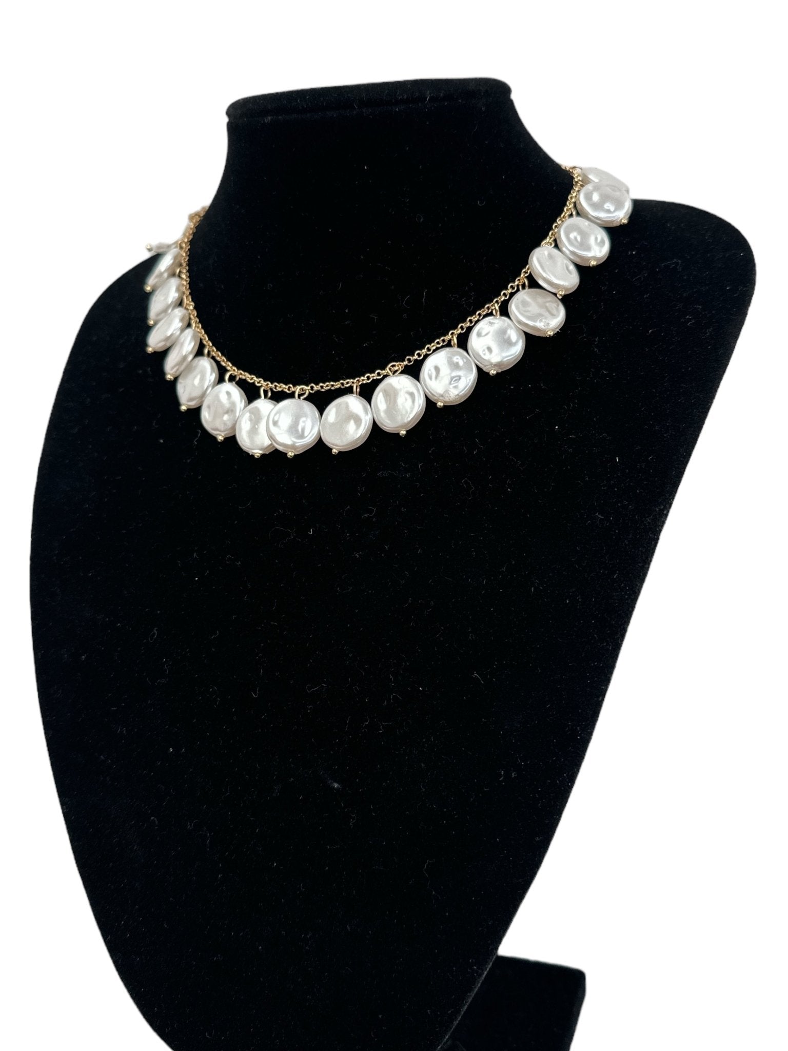 Bohemian Faux Pearl Choker Necklace - Fatisha Boutique