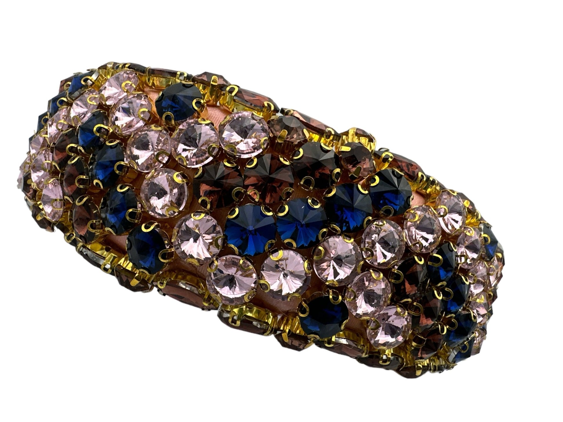 Bohemian Multicolour Diamante Rhinestone Baroque Padded Headband Hair Jewellery - Fatisha Boutique