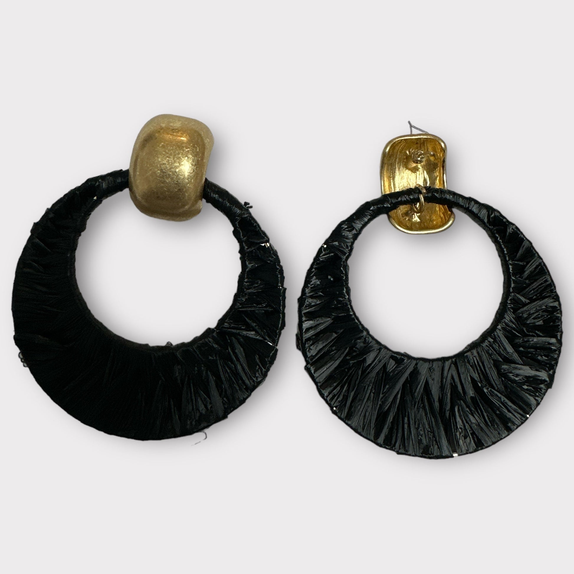 Bohemian Raffia Statement Ethnic Drop Earrings - Fatisha Boutique
