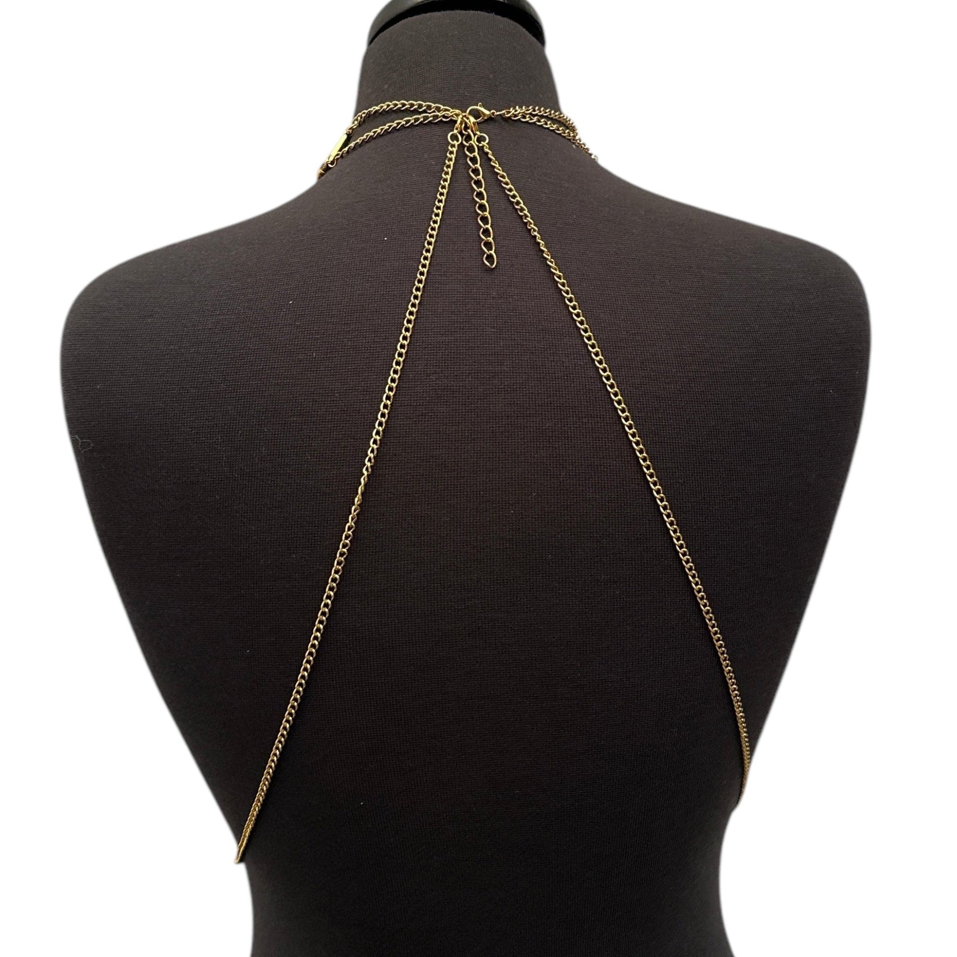 Bohemian Statement Pendant Necklace | Convertible Body Jewellery - Festival outfit jewellery - Fatisha Boutique
