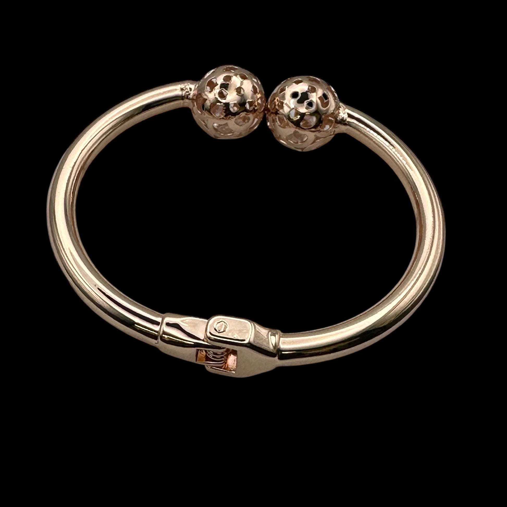 Charming Rose Gold Classic Chunky Bangle Bracelet Cuff - Fatisha Boutique