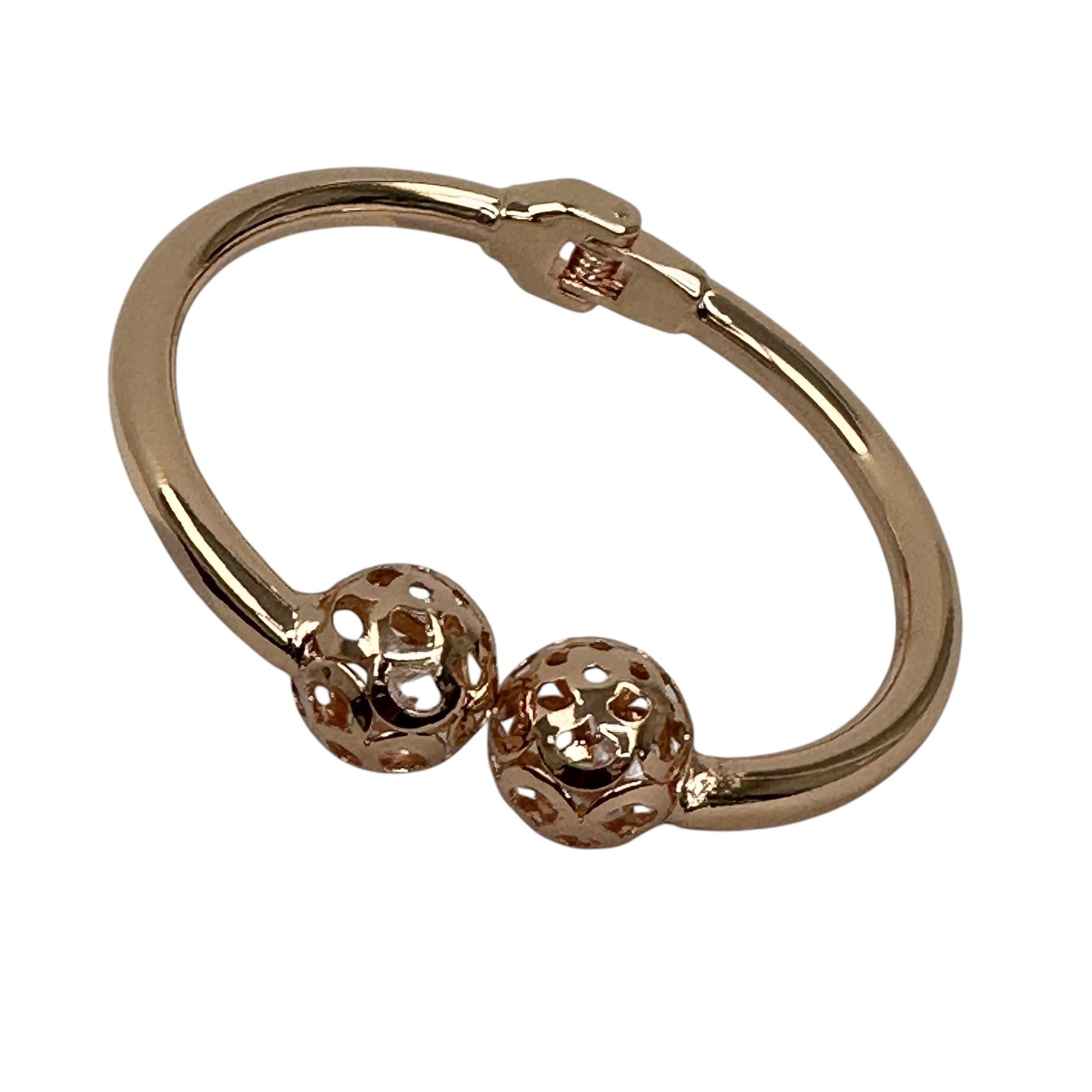 Charming Rose Gold Classic Chunky Bangle Bracelet Cuff - Fatisha Boutique